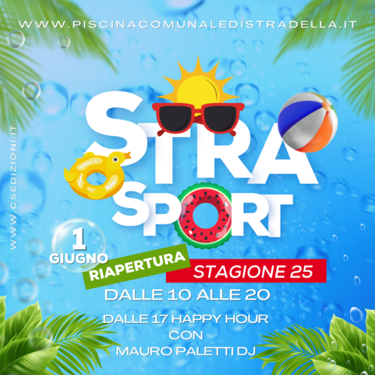 APERTURA PISCINA STAGIONE 2025 APERTURA PISCINA STAGIONE 2025