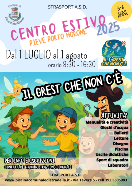 il grest che non c'è - Strasport a Pieve Porto Morone il grest che non c'è - Strasport a Pieve Porto Morone